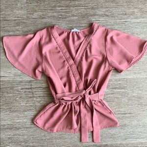Blush Blouse in Size XS